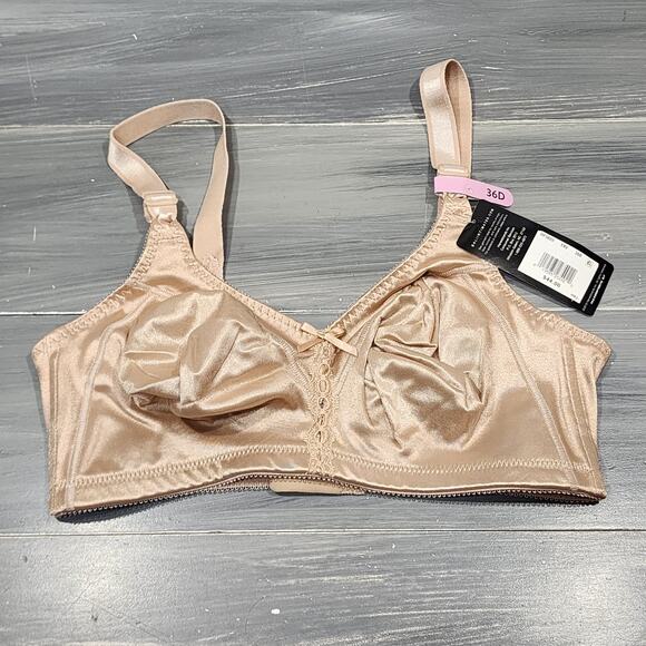 Bali Double Support Wirefree Bra 36D Style DF3820 Beige - Picture 1 of 10